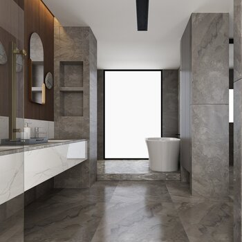 菲拉设计 现代卫浴3d模型
