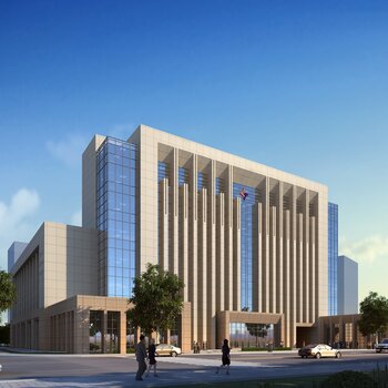 现代多层办公楼