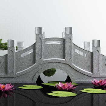 新中式庭院景观小品