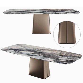 意大利 Arketipo 现代大理石餐桌3d模型