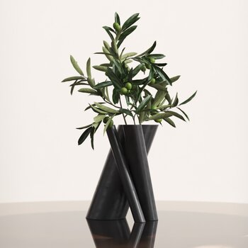 现代装饰花瓶3d模型