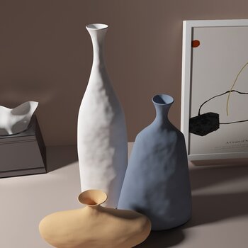 贝汉美 北欧花瓶3d模型