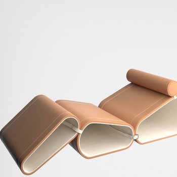 LV 现代躺椅3d模型