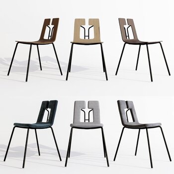 现代餐椅单椅