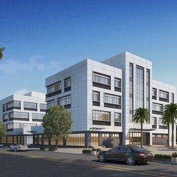 现代多层办公楼