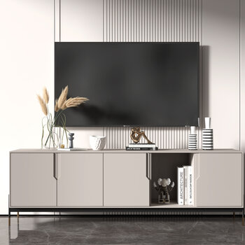 现代电视柜组合3d模型