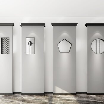 新中式屋檐造型