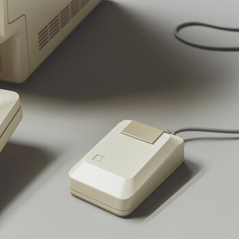 苹果初代麦金塔电脑3d模型