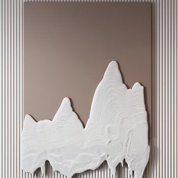 现代低奢立体装饰画