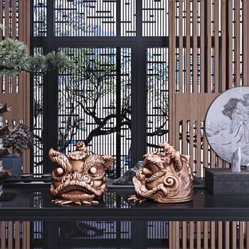 新中式雕塑摆件