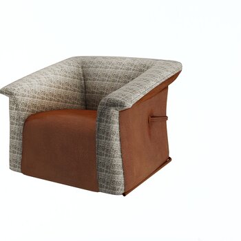 GAMMA 现代单人沙发 3d模型