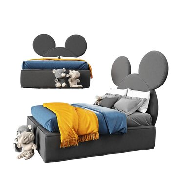 现代米奇儿童床3d模型