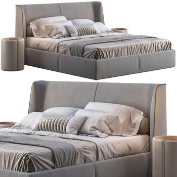 Domkapa 现代双人床3d模型