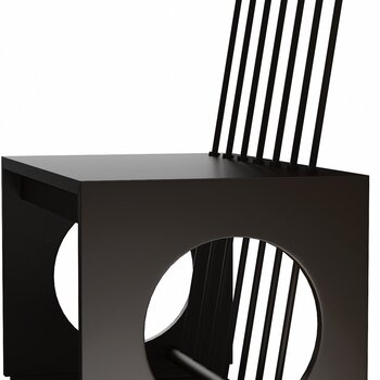 半木 中式单椅3d模型