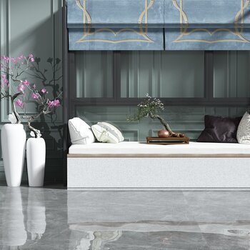 现代飘窗su模型