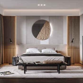 意大利 Poliform 现代卧室3d模型