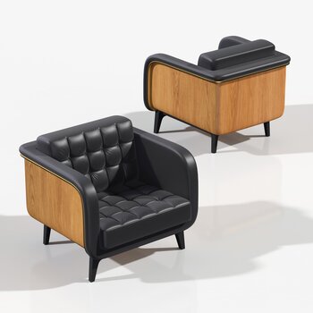 ESSENTIAL HOME 现代单人沙发3d模型