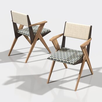 ESSENTIAL HOME federico-chair 现代单椅3d模型