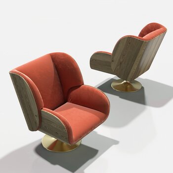 ESSENTIAL HOME virginia-armchair 现代单人沙发椅3d模型