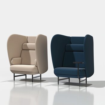 Fritz Hansen 现代单人沙发 3d模型