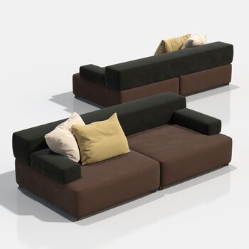 Fritz Hansen 现代双人沙发3d模型