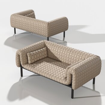 Ligne Roset 现代三人沙发3d模型
