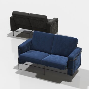 Magis magis 现代布艺双人沙发3d模型