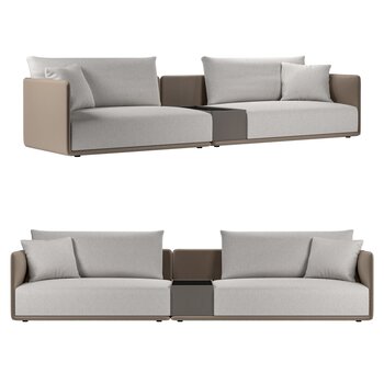 锐驰 ELAN 现代多人沙发3d模型