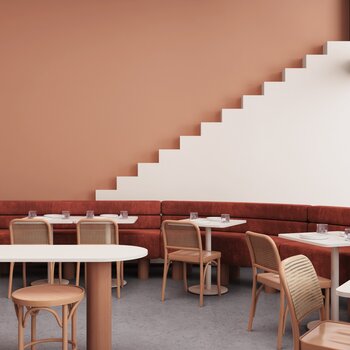 现代咖啡厅3d模型