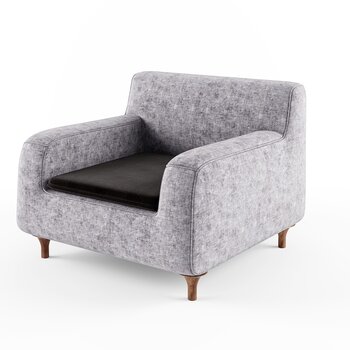 spHaus 现代单人沙发3d模型