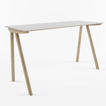 spHaus 现代木架书桌