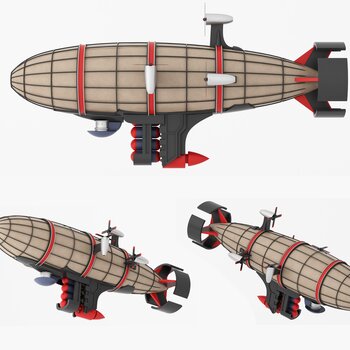 现代基洛夫空艇3d模型
