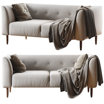 Zanotta 现代双人沙发3d模型