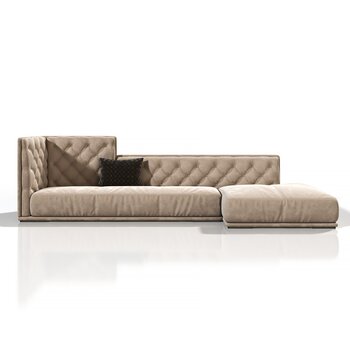 Longhi 现代多人沙发3d模型