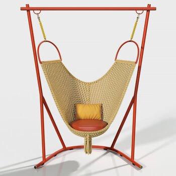 LV 现代吊椅3d模型