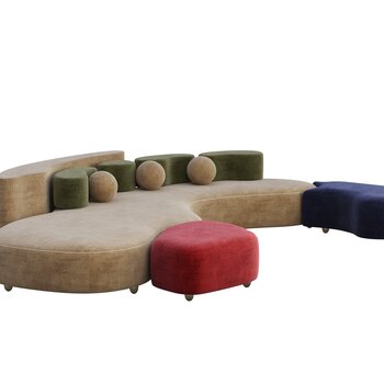 葡萄牙 Malabar 现代多人沙发3d模型