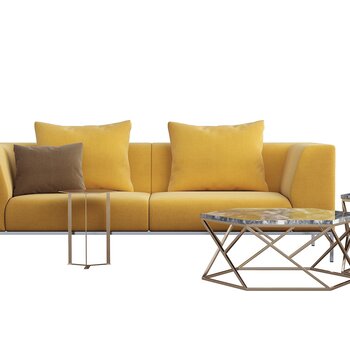 意大利 Marelli 现代沙发茶几组合3d模型