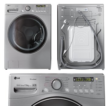 现代洗衣机3d模型