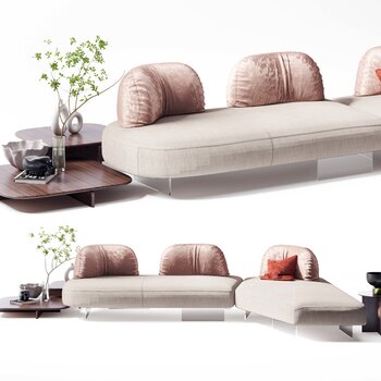 Ditre Italia 现代多人沙发3d模型