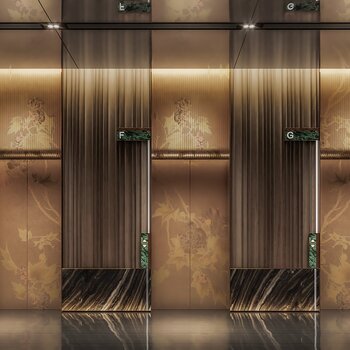 新古典电梯厅