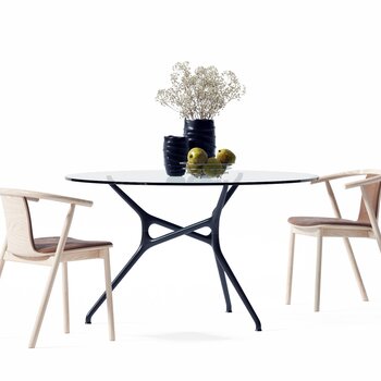 Cappellini 现代餐桌椅组合3d模型