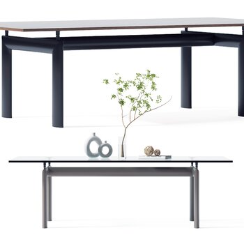 Cassina 现代餐桌3d模型