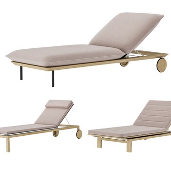 现代沙滩椅3d模型
