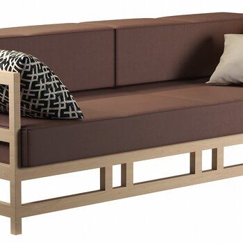 德国brühl EASY PIECES 现代双人沙发3d模型
