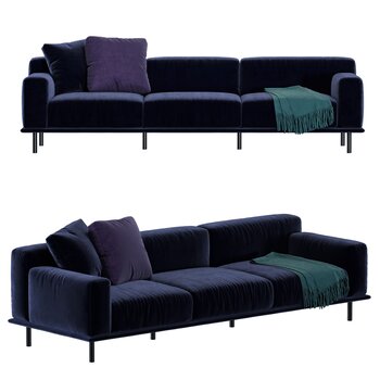 意大利 Meridiani 现代多人沙发3d模型