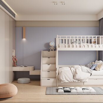 现代儿童房卧室