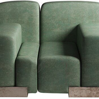 意大利 DAYTONA 现代单人沙发3d模型