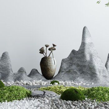 新中式景观小品