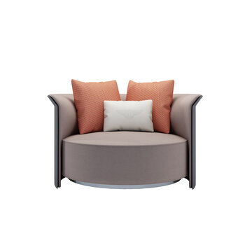 Bentley Home 现代单人沙发3d模型