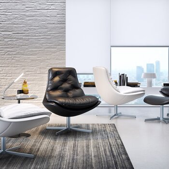 BONTEMPI DIVANI DAYA 现代休闲办公椅3d模型
